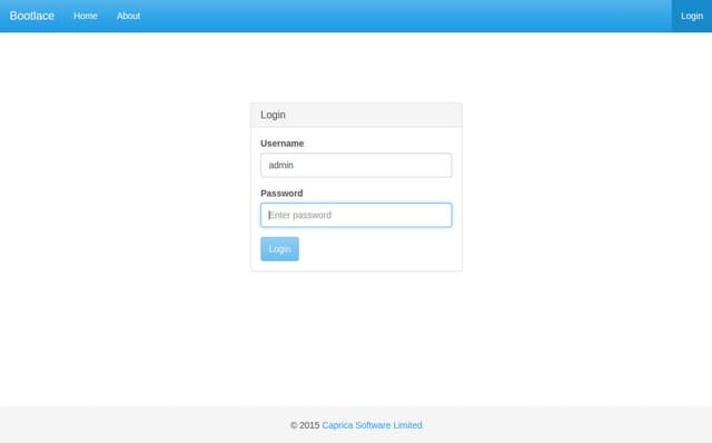 home page